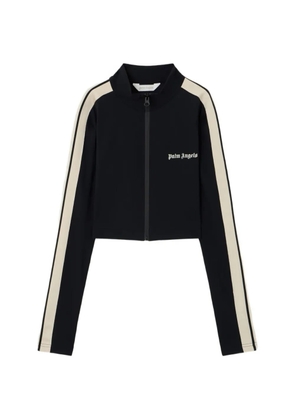 Palm Angels logo stripe sweatshirt - Black