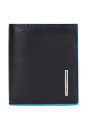 PIQUADRO leather-trimmed wallet - Black