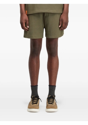 Osklen waffle bermuda shorts - Green