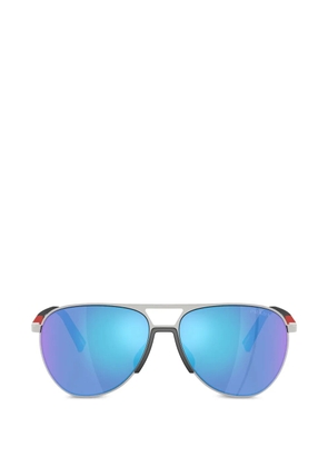 Prada Linea Rossa pilot-frame sunglasses - Silver
