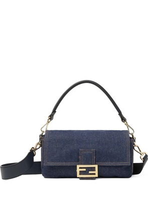 FENDI FF-motif denim bag - Blue