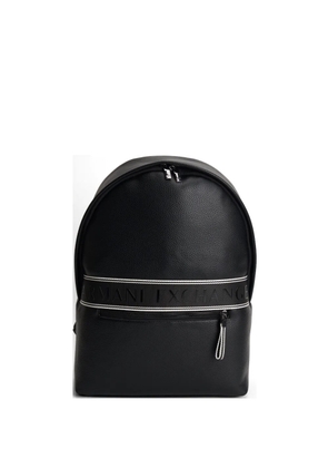 Armani Exchange technical fabric backpack - Black
