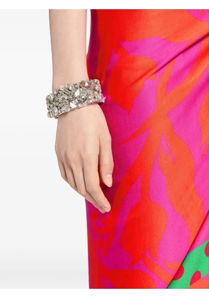 DRIES VAN NOTEN crystal-embellished cuff bracelet - Silver