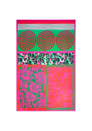 DRIES VAN NOTEN printed pareo - Pink