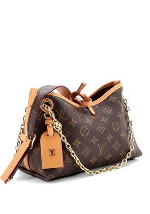 Louis Vuitton Pre-Owned CarryAll Monogram Canvas BB hobo bag - Brown