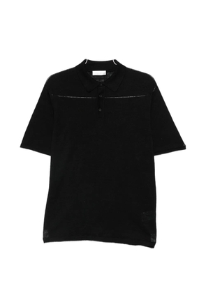 Roberto Collina button-fastening polo shirt - Black