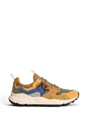 FLOWER MOUNTAIN Yamano 3 suede sneakers - Yellow