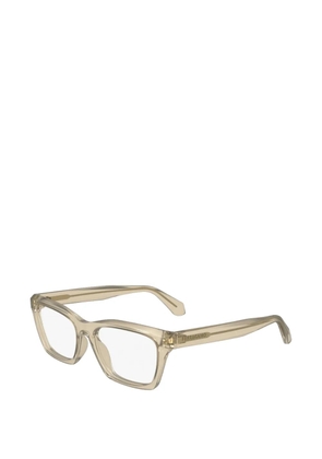 Ferragamo square full rim eyeglasses - Neutrals