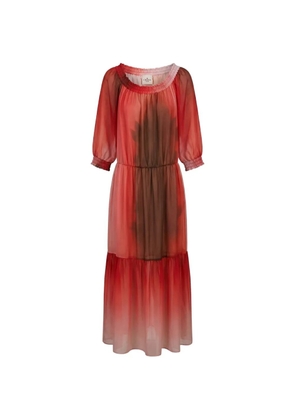 CRIDA tiered maxi dress