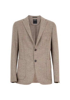 Zegna double-breasted blazer - Brown