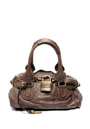 Chloé Pre-Owned 2000s studded leather handbag - Brown