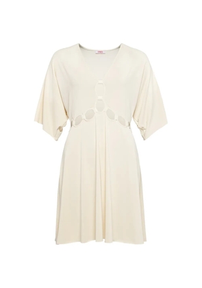 ERES Connection V-neck cutout dress - Neutrals