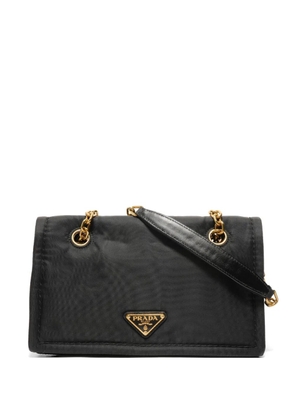 Prada Pre-Owned 2010s flap chain shoulder bag - Black