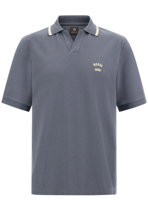 Boggi Milano cotton piqué T-shirt - Grey