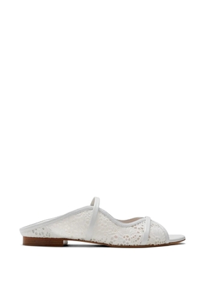 Malone Souliers Norah 70 lace-strap sandals - White