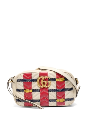 Gucci Pre-Owned 2010s marmont leather shoulder bag - Neutrals