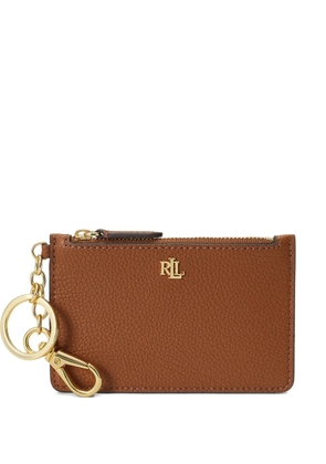 Lauren Ralph Lauren keyring zip wallet - Brown