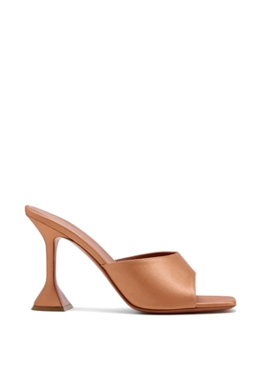 Amina Muaddi 95mm Lupita mules - Neutrals