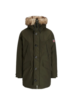 Polo Ralph Lauren fur-trim hooded jacket - Green