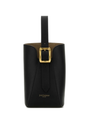 J&M Davidson cylindrical adjustable-strap shoulder bag - Black