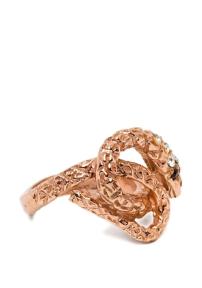 BLAKLACE textured snake ring - Pink