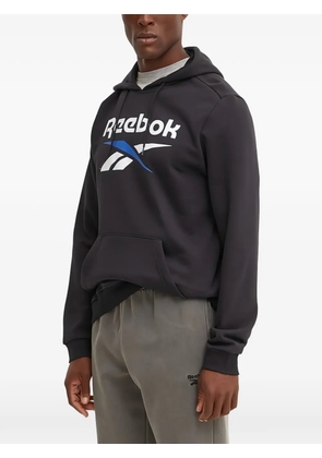 Reebok logo-print hoodie - Black