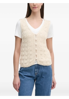 Hoss Intropia textured waistcoat - Neutrals