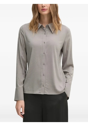 Sisley embellished button-up shirt - Grey