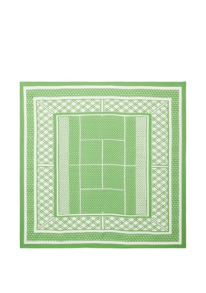 Lacoste tennis patterned scarf - Green