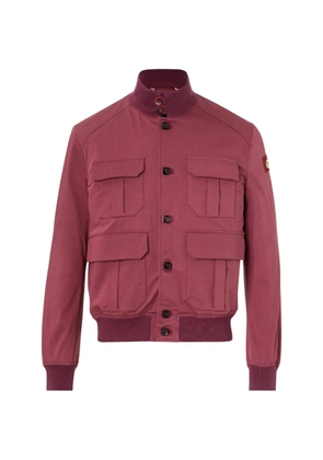 Billionaire patch pocket bomber jacket - Red