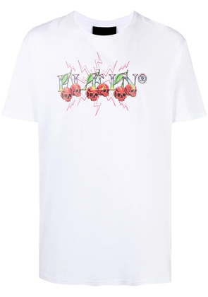 Philipp Plein cherries logo-print T-shirt - White