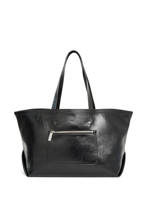 Lacoste large Lite Glossy tote bag - Black