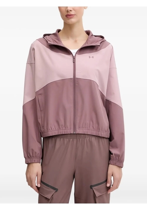 Under Armour hooded zip-up lightweight jacket - Pink