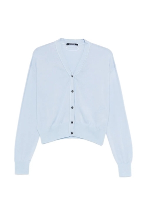 Jacquemus buttoned V-neck cardigan - Blue
