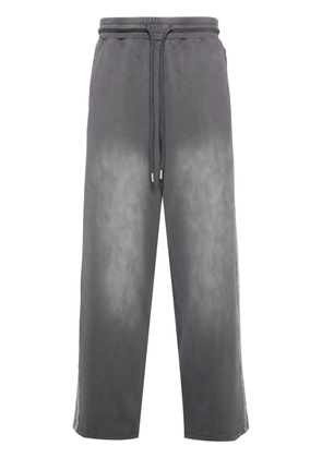 FIVE CM faded-effect cotton track pants - Grey