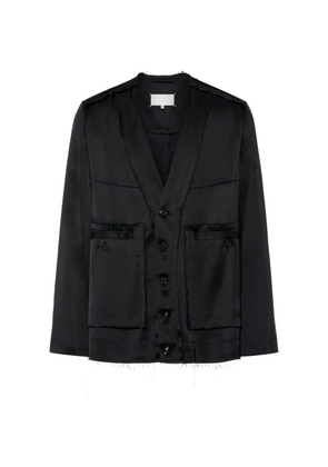 Maison Margiela frayed-edges jacket - Black