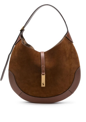 Polo Ralph Lauren large Polo ID shoulder bag - Brown