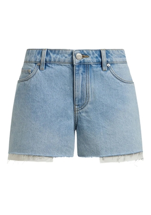 12 STOREEZ frayed-hem denim shorts - Blue
