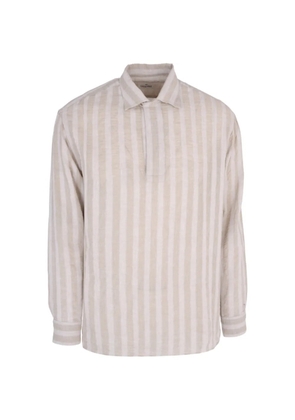 Alessandro Gherardi striped polo shirt - Neutrals