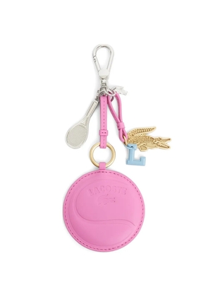 Lacoste logo-detail keyring - Pink
