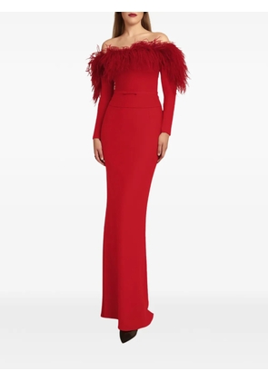 Gemy Maalouf off-shoulder maxi dress - Red
