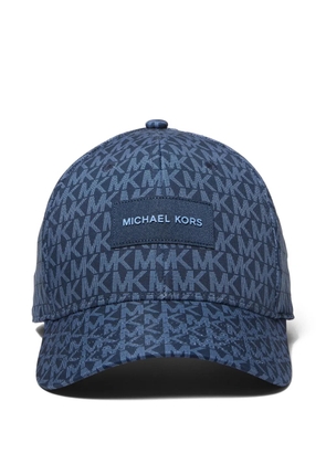 Michael Kors label signature cap - Blue