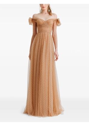 Gemy Maalouf off-the-shoulder gown - Neutrals