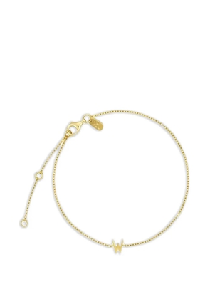 Design letters initial-charm bracelet - Gold