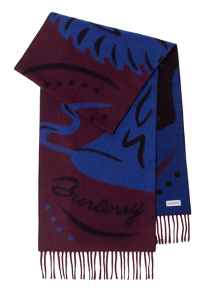 Burberry Mirrored Horse cashmere scarf