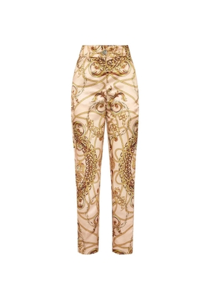 Philipp Plein New Baroque printed trousers - Neutrals