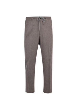 Corneliani drawstring trousers - Neutrals