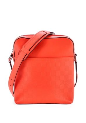 Louis Vuitton Pre-Owned District Pochette Damier Infini Leather crossbody bag - Orange