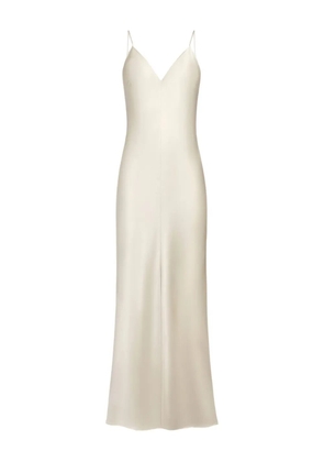 12 STOREEZ silk slip dress - White