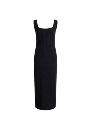 KHAITE midi sleeveless dress - Black
